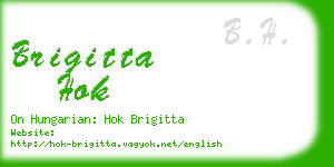 brigitta hok business card